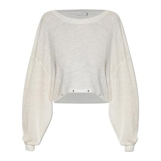 Iro Destinee Top - Dames - Blouses - Beige - XS - Leer - Overhemden