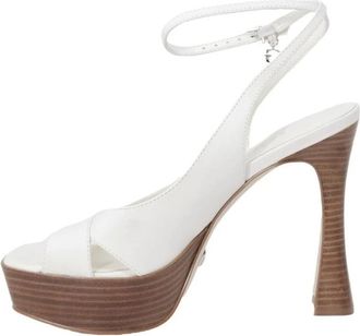 Guess Platform Sandalen - Dames - Sandalen met hakken - Beige - 37 EU - Schoenen
