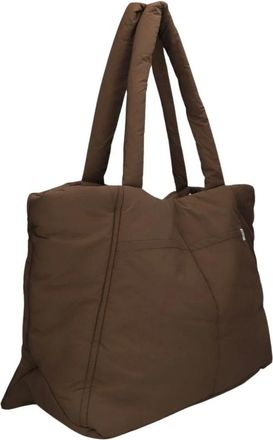 Moss Copenhagen Siria Sasja Icon Shopper - Dames - Tassen - Bruin - Maat: ONE Size Zijde