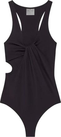 Courr&egrave;ges Twist Swimsuit - Dames - Badkleding - Zwart - Maat: S Polyamide