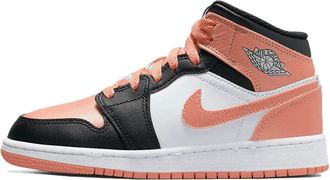 Nike Jordan Sport Shoes, female, Multicolor, Size: 6 1/2 US Classic Mid-Top Sneaker in Red