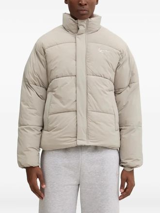 Karl Kani quilted puffer jacket - Neutrals