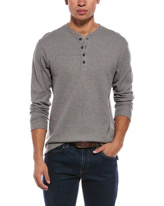 Weatherproof Vintage Weatherproof Vintage Variegated Microstripe Waffle Henley