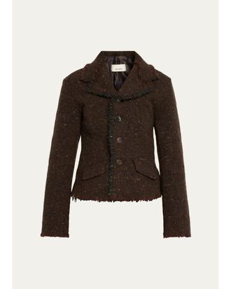 6397 Rawedge Tweed Jacket
