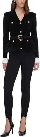 Self Portrait Chenille Knit Cardigan - female - Self Portrait - Jumpsuits - Black - XS - Jumpsuits & Playsuits