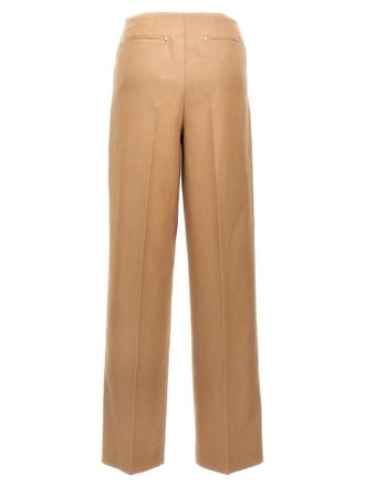 Fendi Womens Beige Wool Dress Pants