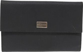 Bulgari Pre-owned Vintage Clutch - Dames - Vintage Accessoires - Zwart - ONE Size - Leer - Vintage