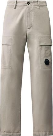 C.P. Company Stretch Sateen Regular Cargo Pants - Heren - Straight fit broeken - Grijs - XL - Katoen - Broeken
