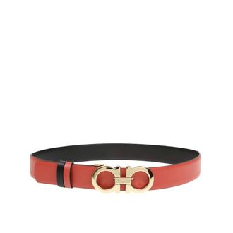 Ferragamo Dames, Accessoires, Rood, Maat: 75 CM Leer