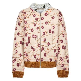 Forte_Forte Dames, Jassen, Beige, Maat: XS Wol