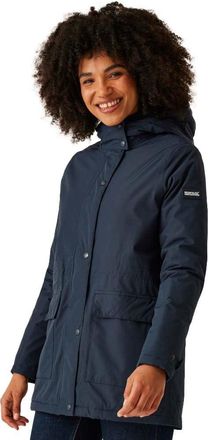 Regatta Womens Mireya Insulated Waterproof Jacket - Navy (Spot Print) - 12
