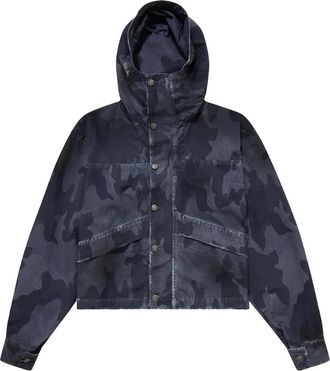 424 Parka con stampa camouflage - Grigio