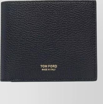 Tom Ford grain leather t line bi fold wallet