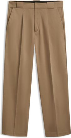 HUGO BOSS Tailored casual pants in stretch cotton