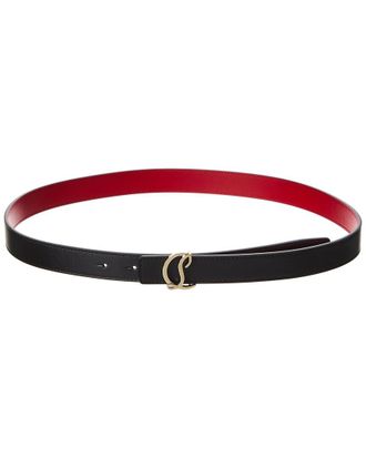 Christian Louboutin Loubi54 Leather Belt