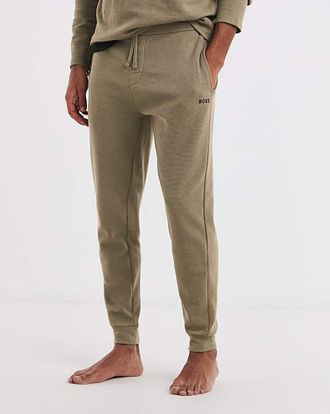 HUGO BOSS Waffle Lounge Jogger - Brown
