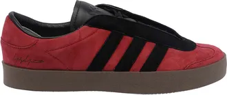 Yohji Yamamoto Burgundy And Balck Gazelle Sneakers