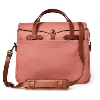 Filson Rugged Twill Leather Briefcase - unisex - Laptoptassen - Bruin - ONE Size - Leer - Tassen