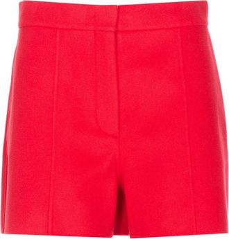 Sportmax Red Solid Shorts