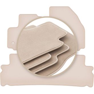 OEM Alfombrillas Beige Premium Para Ford Galaxy Mk2 Monovolumen 2012-2015