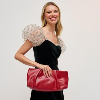 Urban Expression Franny Clutch in Red at Nordstrom