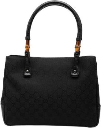 Gucci Pre-owned Tote Bags, female, Black, Size: ONE SIZE Pre-owned Tote Bag
