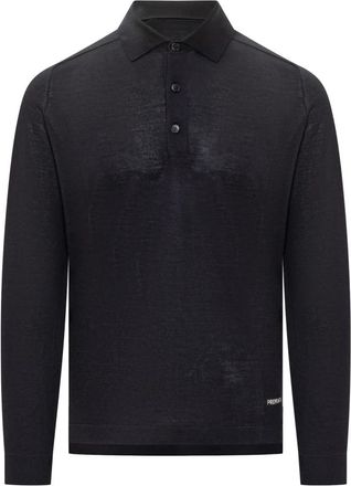 Premiata Polo Sweater met lange mouwen - Heren - Polos - Blauw - S - Tops