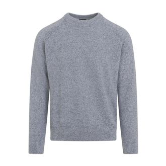 Ermenegildo Zegna Cashmere Knitwear, male, Gray, Size: M Cashmere Sweater