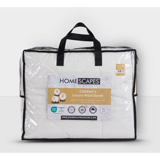 Homescapes Homescapes - Premium Kids Wool Duvet - Cool & Washable, 120 x 150 cm