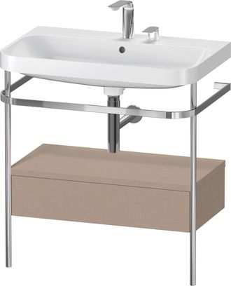 Duravit Set C-bonded Duravit Happy D.2 Plus Con Consola Met&aacute;lica Y Caj&oacute;n