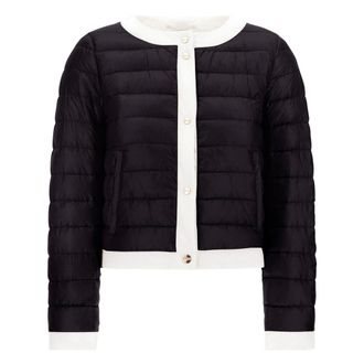 Herno Dames, Jassen, Zwart, Maat: M Nylon