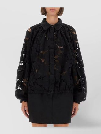 Patou lace balloon blouse