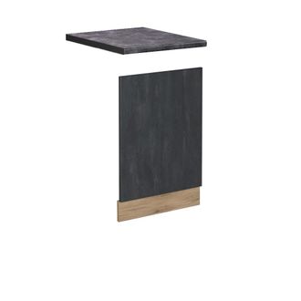 Vicco Panel Frontal R-line, Hormig&oacute;n Negro, 45 Cm Et Antracita