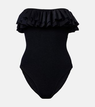 Hunza G Eloise ruffled swimsuit
