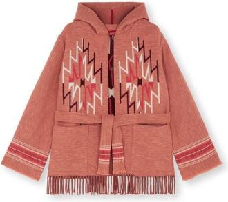 Fortela Navajo Pattern Hooded Jacket in Multicolor at Nordstrom, Size 40 Eu
