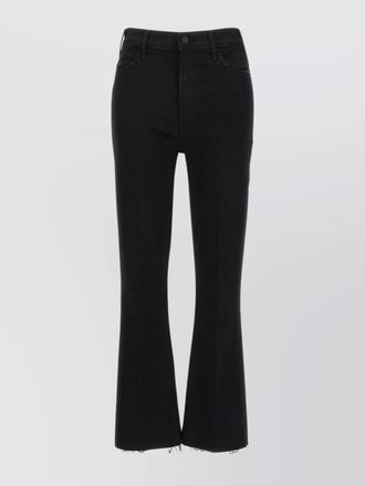Mother modern denim trousers with frayed hem