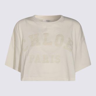 Chloé White Cotton T-Shirt