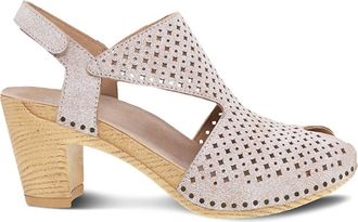 Dansko Womens Teagan Slingback Sandal In White