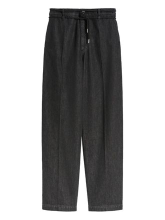 Max Mara drawstring trousers - Black