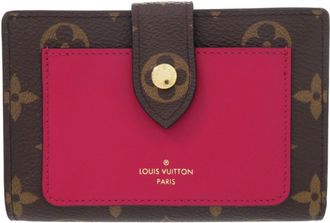 Louis Vuitton Brown Fuchsia Monogram Monogram Wallet (Bi-Fold) (Pre-Owned)