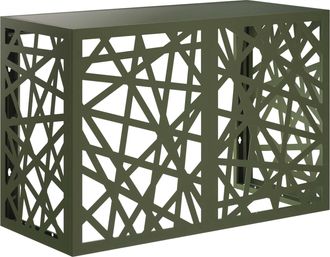vidaXL Funda Para Aire Acondicionado Verde Oliva 90 X 40 X 60 Cm Acero Vidaxl