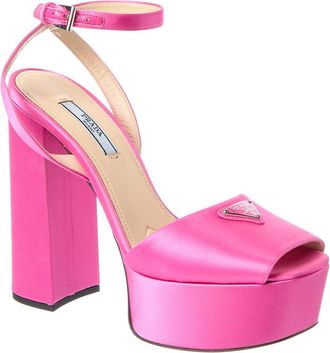 Prada Satin Platform Sandal