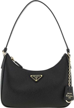 Prada Black Logo Mini Shoulder Bag