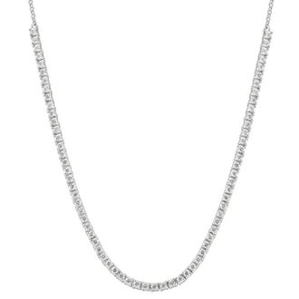Pompeii3 1Ct T. W. Diamond Tennis Necklace 14k White Gold 16