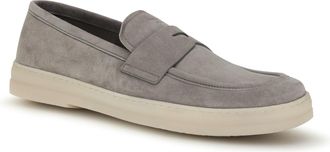Prada Mens Suede Loafers Nube