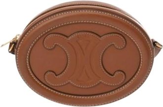 Celine Pre-owned Cross Body Bags, female, Brown, Size: ONE SIZE Pre-owned Vintage Cross Body Bag