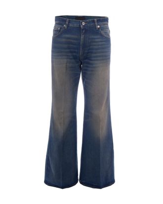 Haikure Blue Flared High Rise Jeans