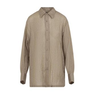 Carven Camisa de Manga Ca&iacute;da - Blouses & Shirts - Mujer - Beige - S