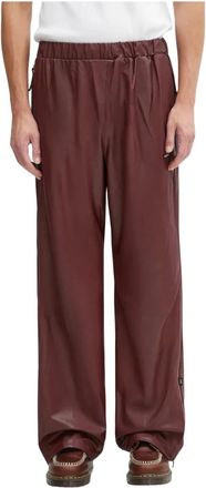 Rains Uomo, Pantaloni, Rosso, L, new
