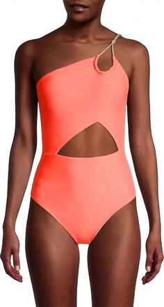Ramy Brook India One Piece Swimsuit In Orangeade